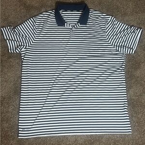 Nike striped polo golf shirt